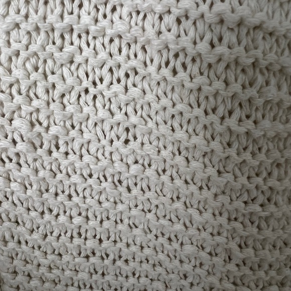 AERIE Beige Hooded Open Knit Bohemian Oversized Slouchy Open Cardigan Sz XS/S - Picture 9 of 12